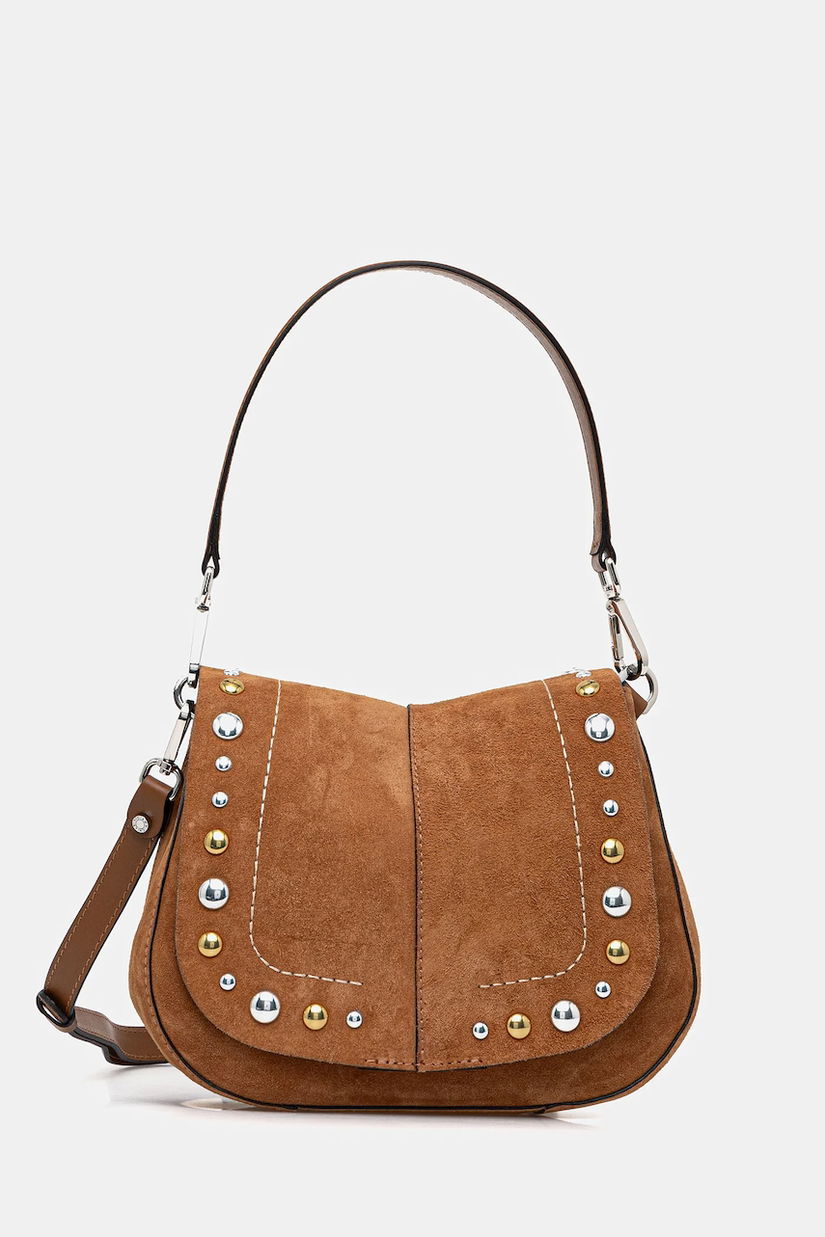 Gianni Chiarini geantă de mână din piele întoarsă HELENA ROUND