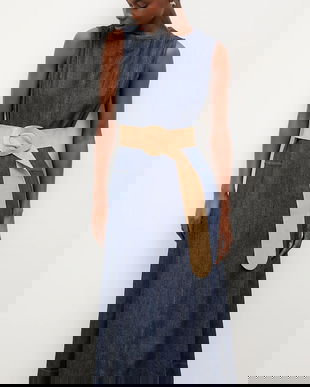 Answear Lab curea din piele intoarsa