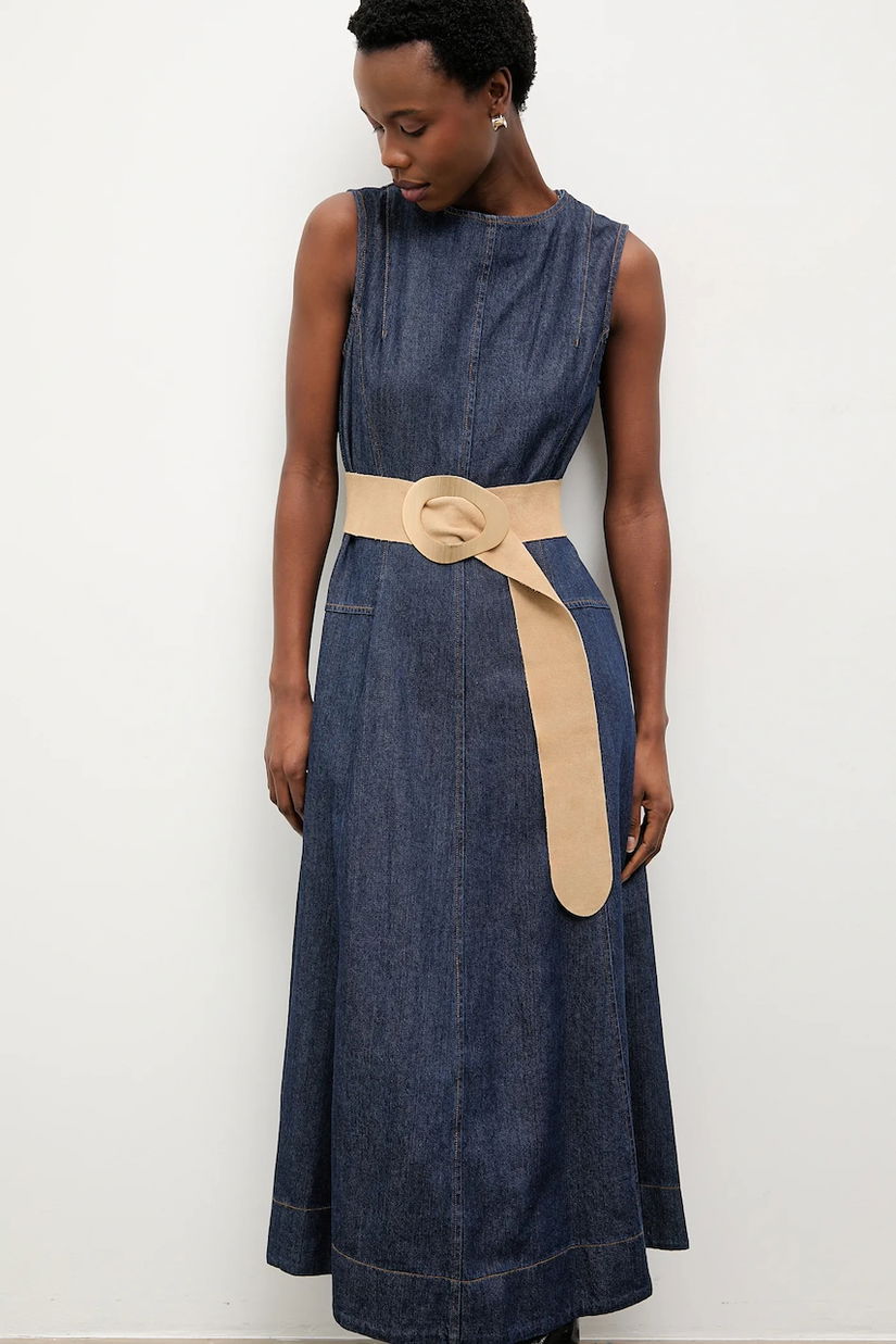 Answear Lab curea din piele intoarsa