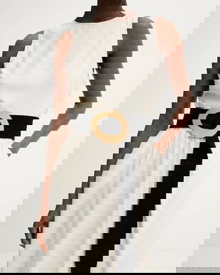 Answear Lab curea din piele intoarsa