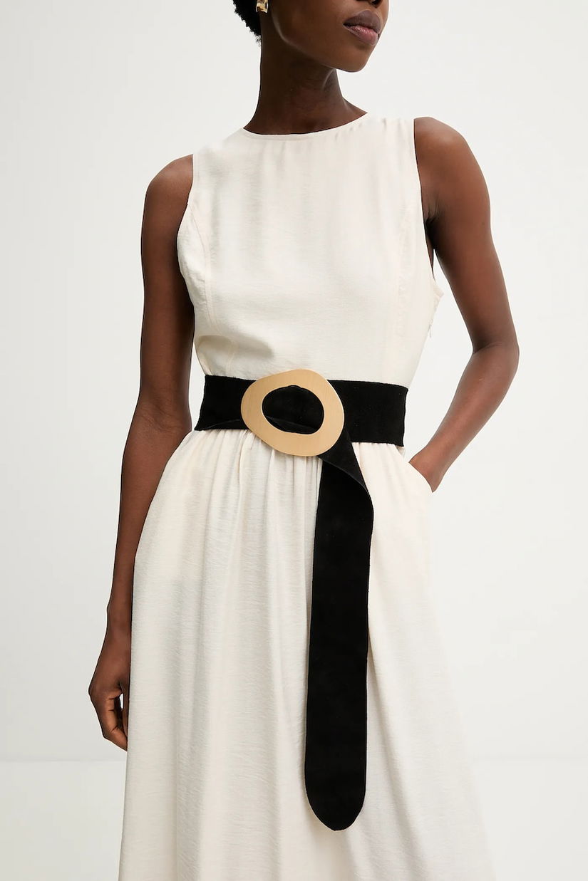 Answear Lab curea din piele intoarsa