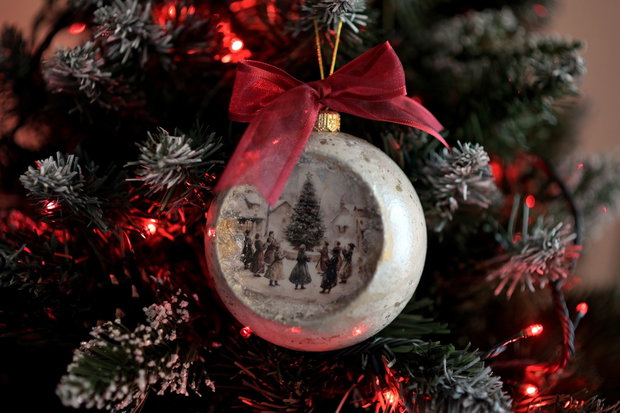 Glob concav : Vintage Christmas