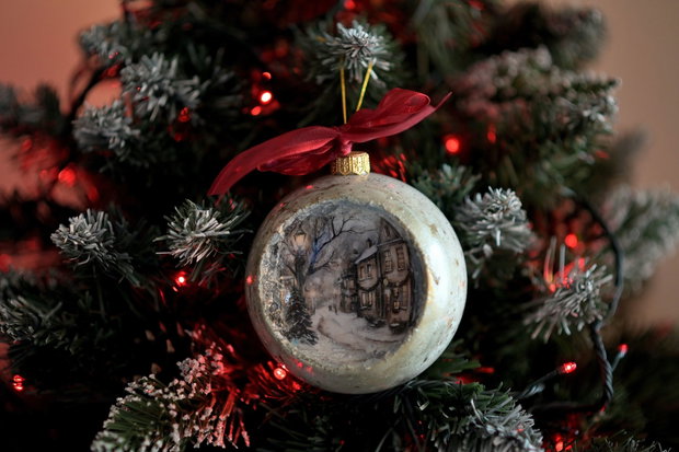 Glob concav : Vintage Christmas