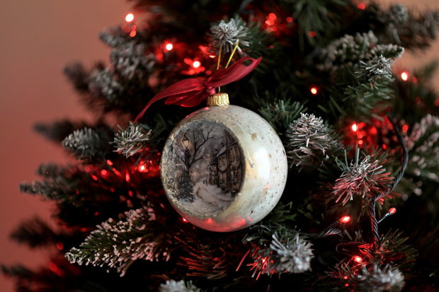 Glob concav : Vintage Christmas