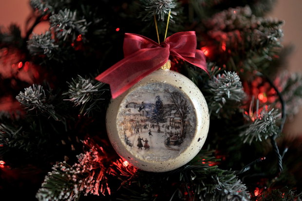 Glob concav : Vintage Christmas