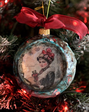 Glob concav : Vintage Christmas