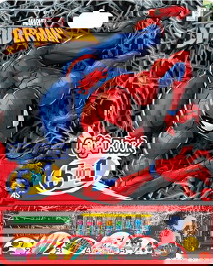 Set pentru desen. Giga block. Spider Man 5 in 1