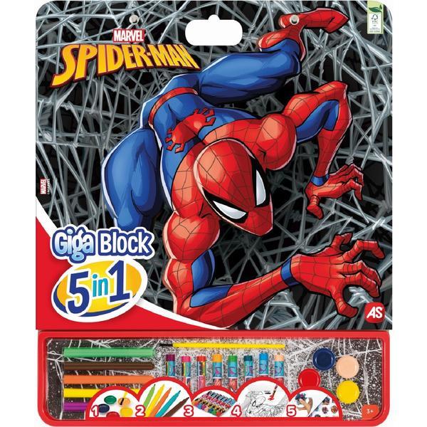 Set pentru desen. Giga block. Spider Man 5 in 1