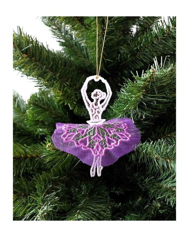 Balerina Decoratiune Suspendabila Brodata