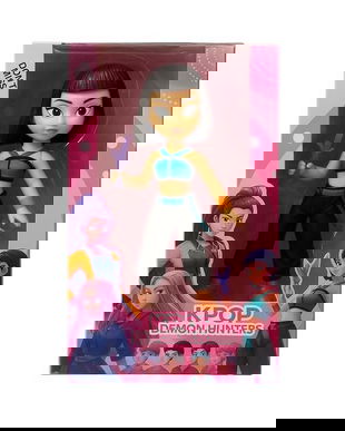 Figurină K-POP Demon Hunters, culori vibrante, design modern, 30x10cm