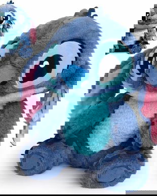 Jucărie de Pluș Albastră, Design Drăguț, 35 cm, Material Moale