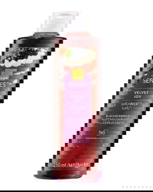 Gel de duș Avon Velvet Joy - hidratare, catifelare și aromă luxuriantă, 250 ml