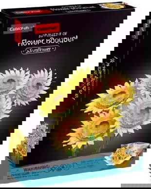Puzzle 3D: Buchet de Floarea soarelui
