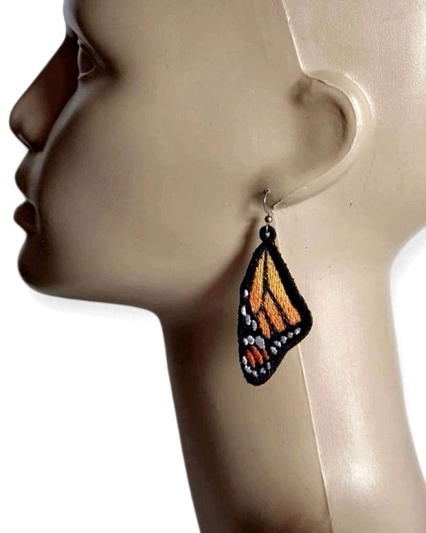 Cercei Aripa de Fluture Monarh