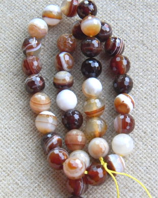 Agate fatetate 10 mm (F29)