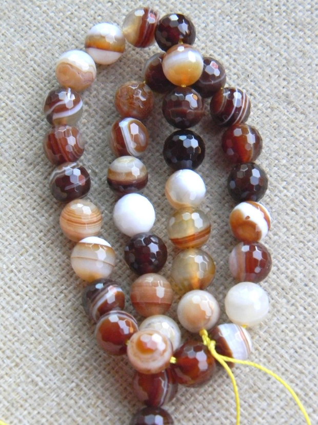 Agate fatetate 10 mm (F29)