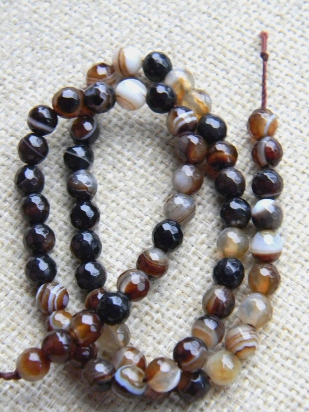 Agate fatetate 6 mm (AV2)