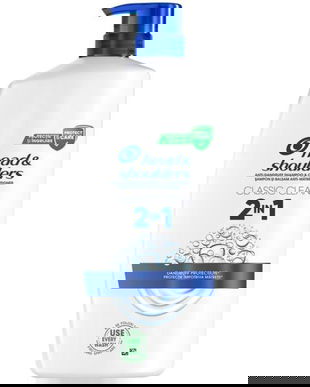 Sampon si Balsam Antimatreata Clasic - Head&amp;Shoulders Shampoo &amp; Conditioner Classic Clean 2in1, 800 ml
