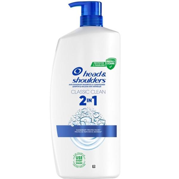 Sampon si Balsam Antimatreata Clasic - Head&Shoulders Shampoo & Conditioner Classic Clean 2in1, 800 ml