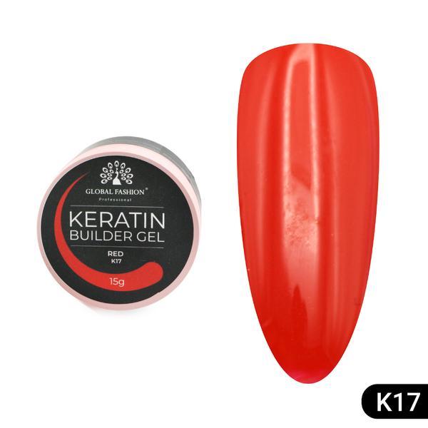 Gel pentru modelarea unghiilor 15 g, Keratin Builder Gel, K17
