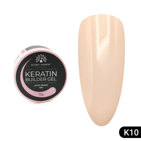 Gel pentru modelarea unghiilor 15 g, Keratin Builder Gel, K10