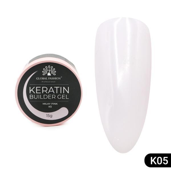 Gel pentru modelarea unghiilor 15 g, Keratin Builder Gel, K5