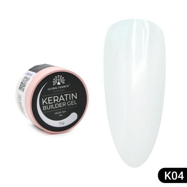 Gel pentru modelarea unghiilor 15 g, Keratin Builder Gel, K4