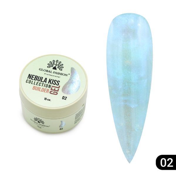 Gel pentru modelarea unghiilor 15 gr, Nebula Kiss Builder Gel 02