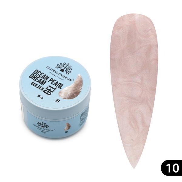 Gel pentru modelarea unghiilor 15 gr, Ocean Pearl Dream Builder Gel 10