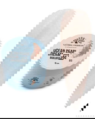 Gel pentru modelarea unghiilor 15 gr, Ocean Pearl Dream Builder Gel 03