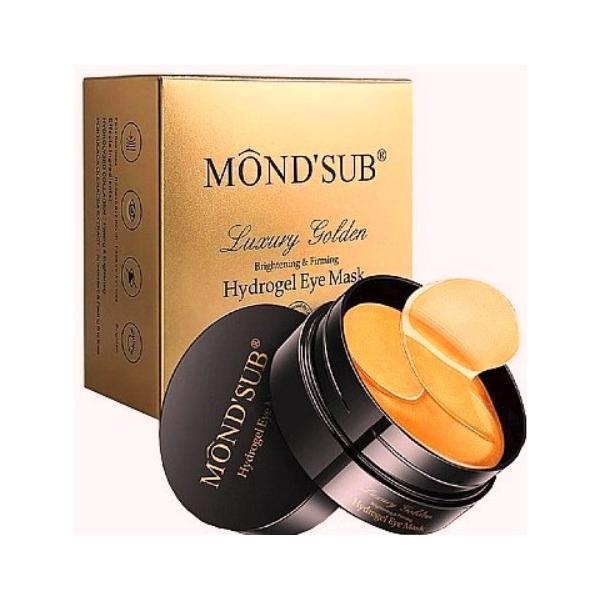 Mască pentru ochi Mond'Sub cu particule de aur, Luxury Golden Hydrogel Eye Mask, 60 bucăți
