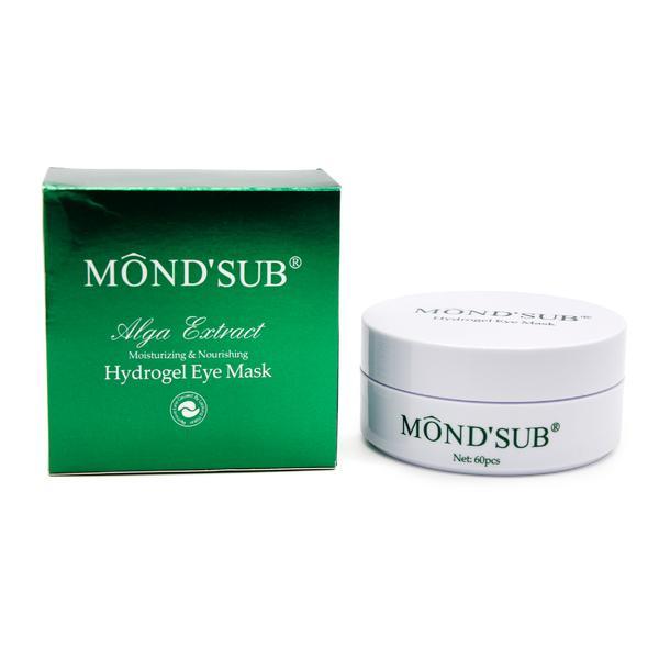 Mască pentru ochi Mond'Sub cu extract de alge, mască hidrogel (verde), 60 bucăți