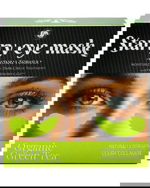 Mască pentru ochi Starry cu ceai verde, colagen clar de origine naturală