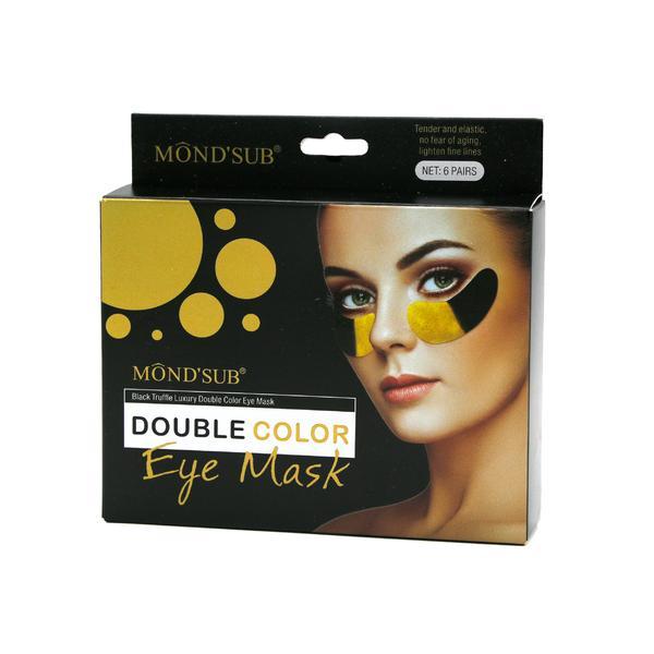 Masca pentru pleoape Mond'Sub, bicoloră, cu trufe negre și aur, Black Truffle Gold