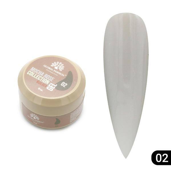 Gel pentru modelarea unghiilor 15 gr, Mocha Rose Builder Gel 02