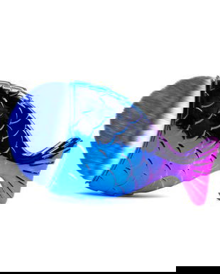 Perie &icirc;n formă de pește pentru deprăfuit, mini, albastru roz