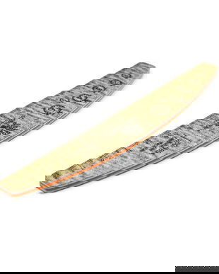 Pilă de unghii Global Fashion 80/180, bej