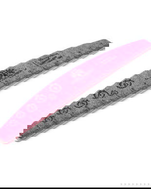 Pilă de unghii Global Fashion 100/150, roz