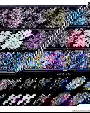 Figurine 3D volumetrice pentru manichiură, set ZSHZ-971