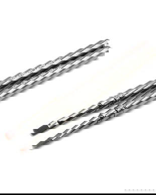 Set de pensule pentru gel Global Fashion, 2 buc. - oval, dreaptă