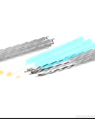 Set de pensule pentru gel Global Fashion, oval #4, #6, #8