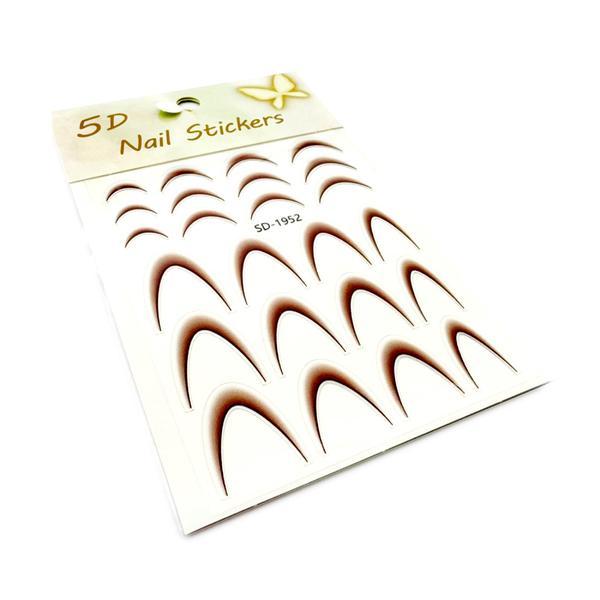 Stickere tip slider design french-ombr&eacute; #1952