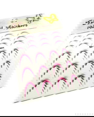 Stickere tip slider design french-ombr&eacute; #1950