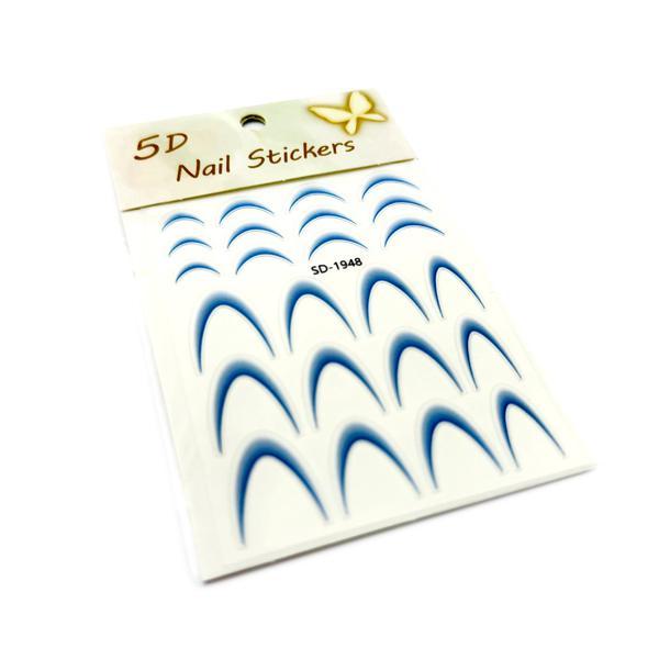 Stickere tip slider design french-ombr&eacute; #1948