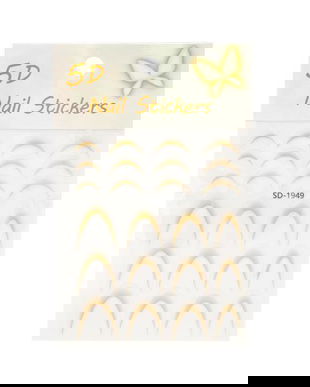 Stickere tip slider design French-Ombr&eacute; #1949