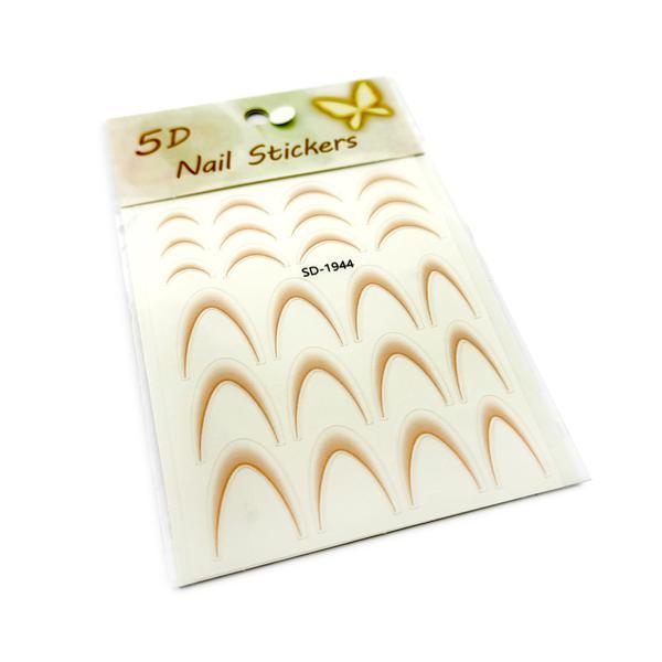 Stickere tip slider design french-ombré #1944