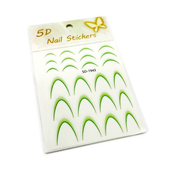 Stickere tip slider design french-ombr&eacute; #1943