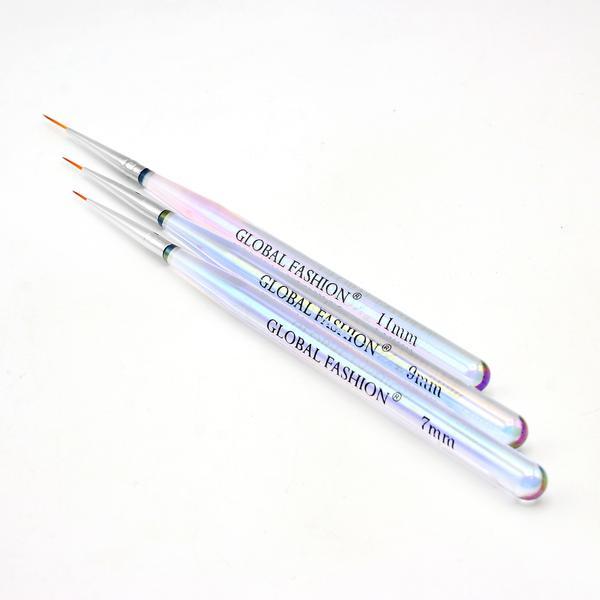 Set de pensule pentru monograme Global Fashion 7 mm, 9 mm, 11 mm