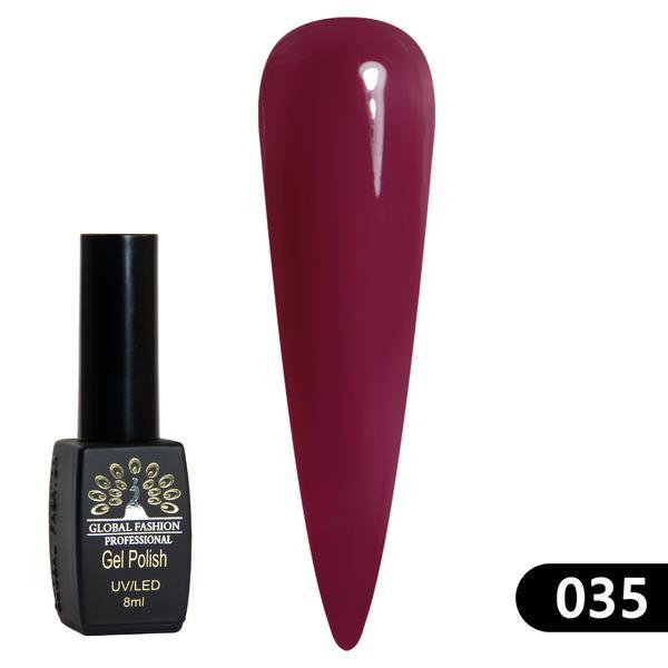 Oja semipermanenta Black Elite, Global Fashion 8 ml, 035