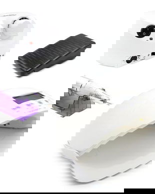 Kit pilă electrică 601 35000rpm + lampa unghii G50 50W